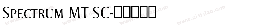 Spectrum MT SC字体转换